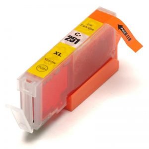 A Replacement Yellow Ink Cartridge for Canon PGI-251 XL