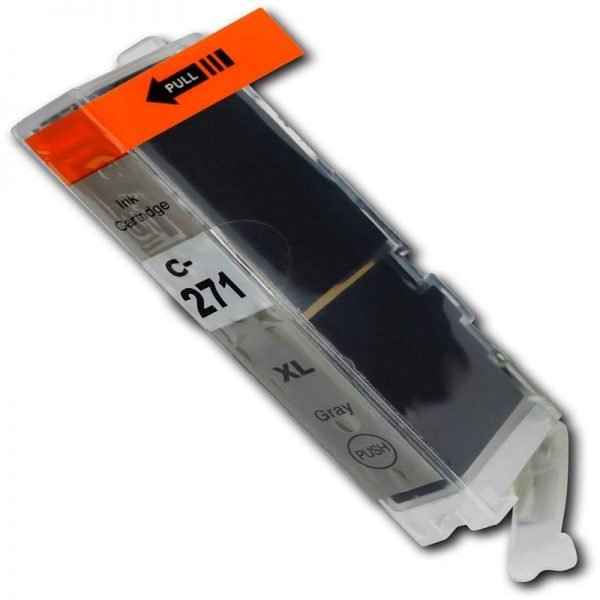 A Replacement Gray Ink Cartridge for Canon CLI 271 XL