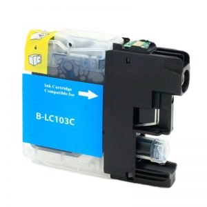 A Replacement Cyan Ink Cartridge for Brother LC103 XL, LC101