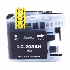 A Replacement Black Ink Cartridge for Brother LC203 XL