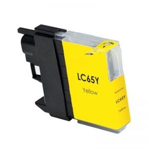 A Replacement Yellow Ink Cartridge  for Brother LC65XL, LC61