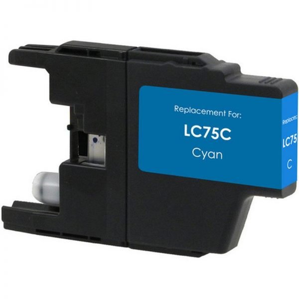 A Replacement Cyan Ink Cartridge for Brother LC75 XL