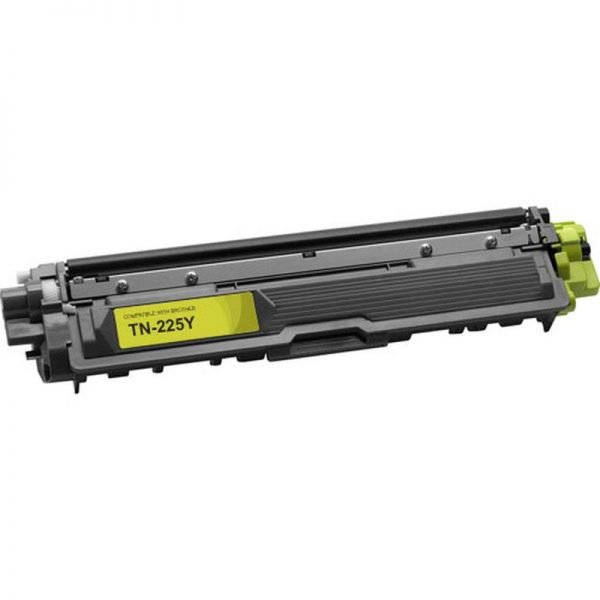 A Replacement Yellow Toner Cartridge for Brother TN225/TN221