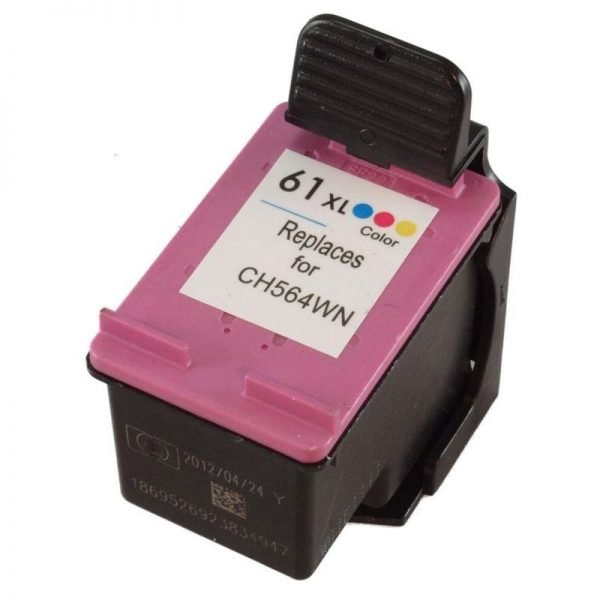 A Replacement Tri-Color ink Cartridge for HP61XL (CH564WN )