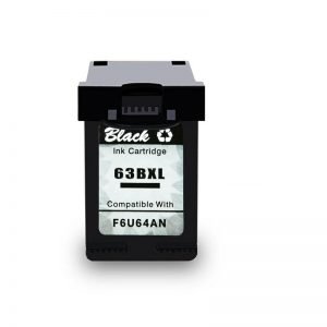 A Replacement Black Ink Cartridge for HP63XL (F6U64AN )