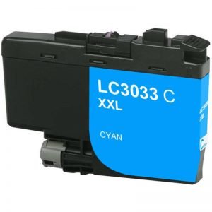 A Replacement Cyan Ink Cartridge for Brother LC3033XXL