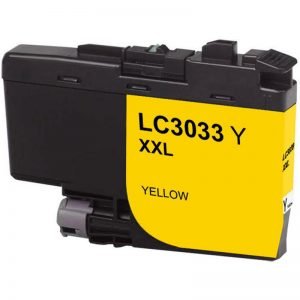 A Replacement Yellow Ink Cartridge for Brother LC3033XXL