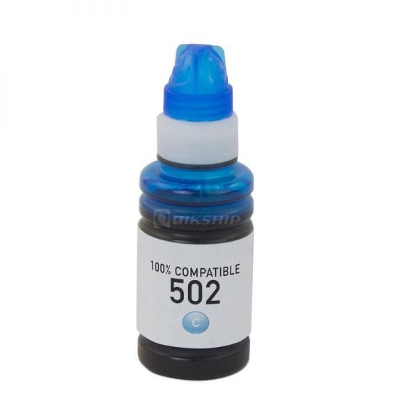 A Replacement Cyan Ink Bottle for Epson T502