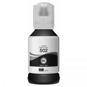 A Replacement Black Ink Bottle for Epson T502