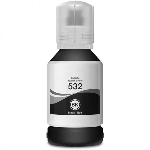 A Replacement Black Ink Bottle for Epson T532 