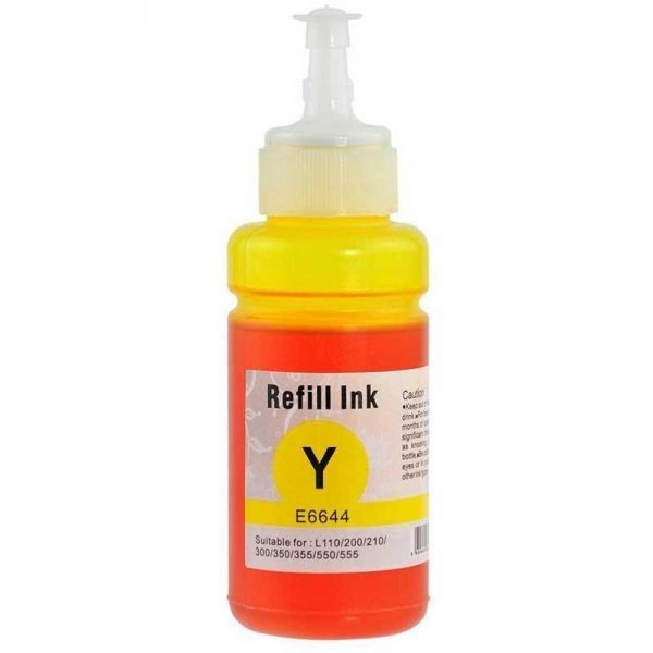 A Replacement Yellow Ink Bottle for Epson T664/T6644