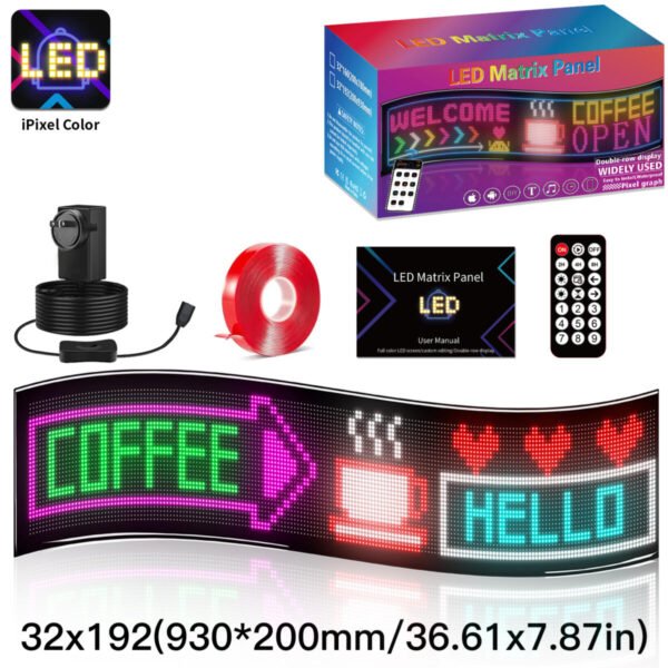 Soft LED Matrix Panel iPixel-32x192